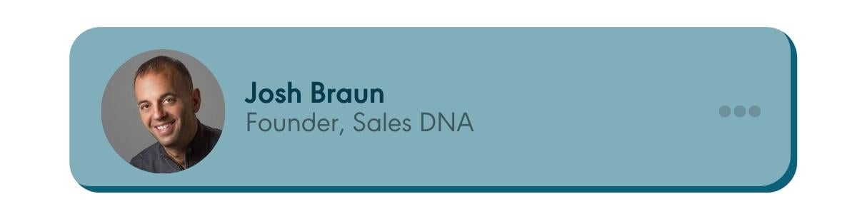 Josh Braun, Founder at Sales DNA