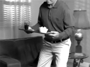 Spilling meal gif