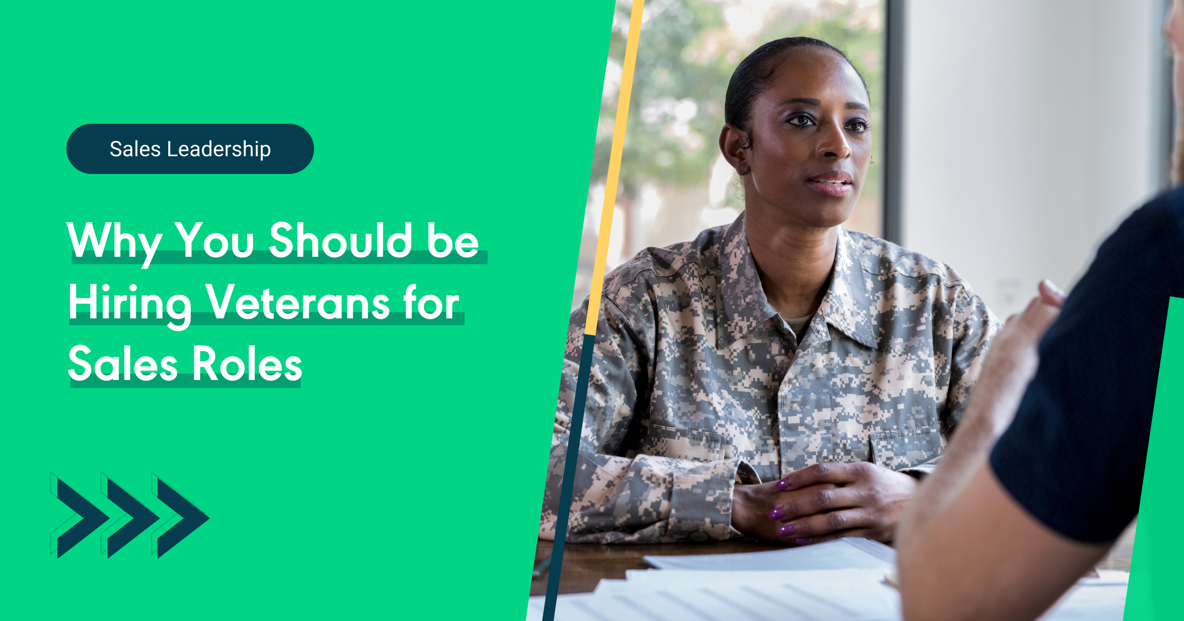Why You Should Hire Veterans for Sales Roles