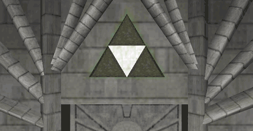 The Legend of Zelda Triforce Animated Gif